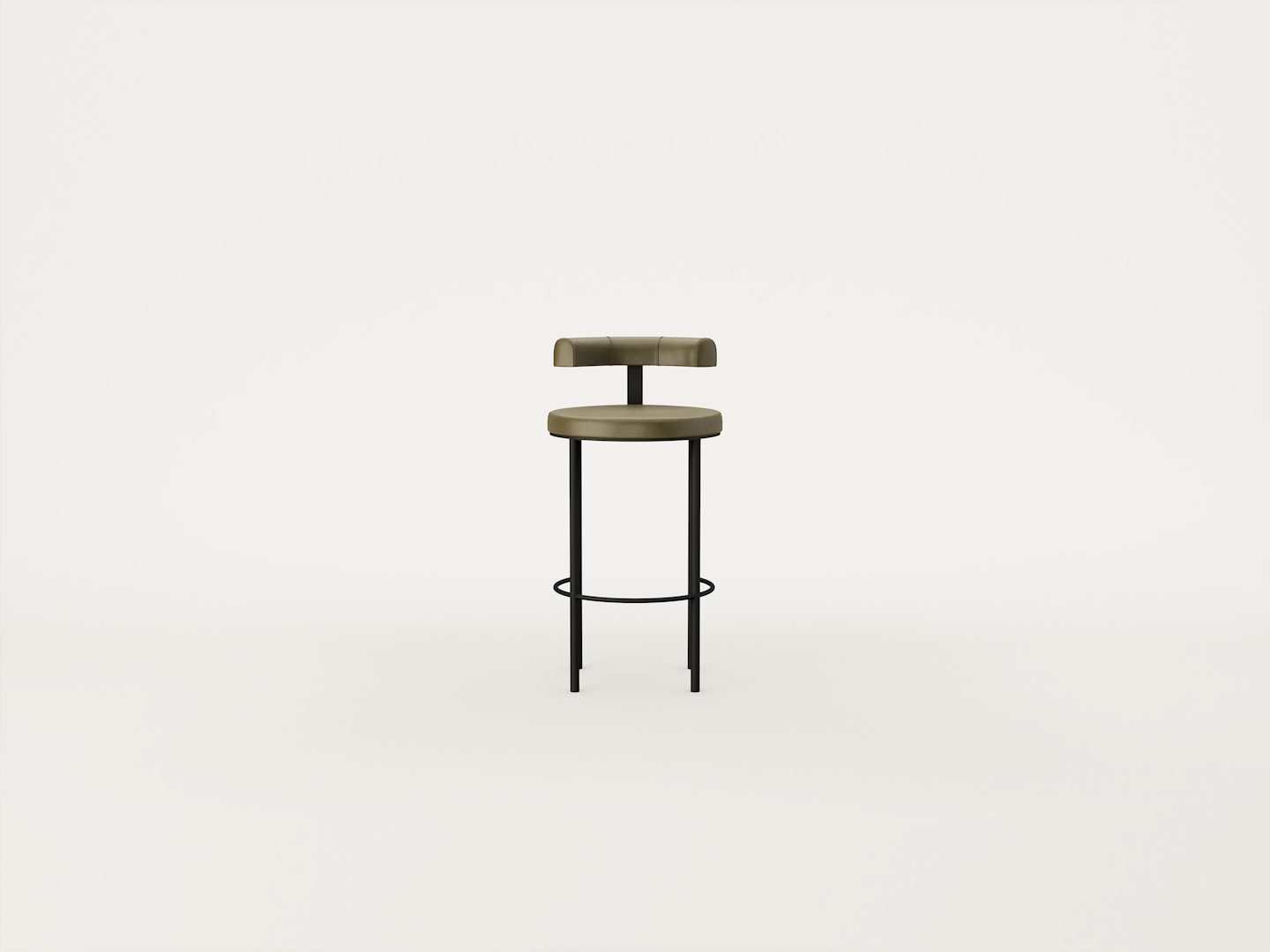 Ratio Bar Stool Upholstered - With Back